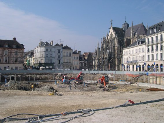  chantier du parking, place de la Libération